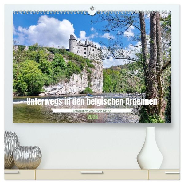 Unterwegs in den belgischen Ardennen (hochwertiger Premium Wandkalender 2026 DIN A2 quer) Kunstdruck in Hochglanz