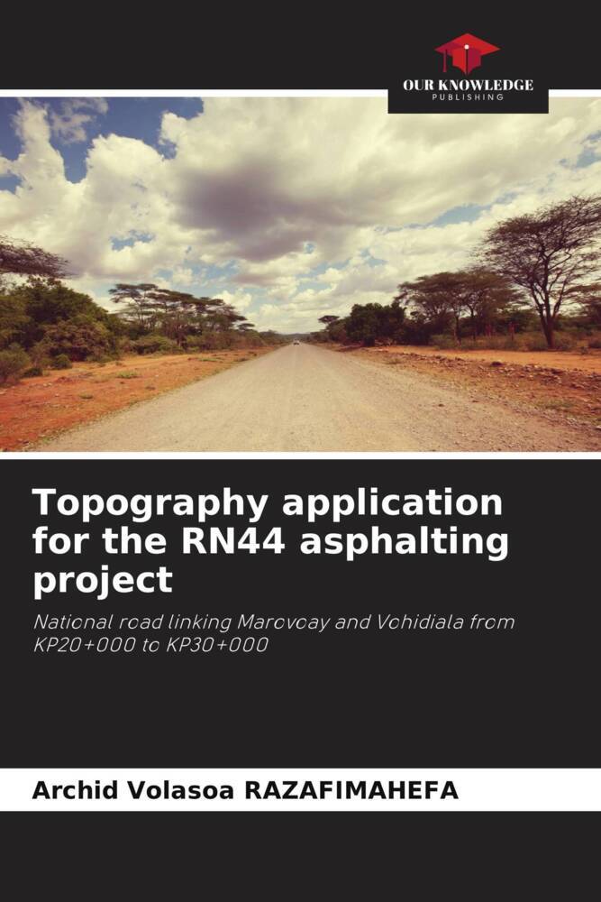 Topography application for the RN44 asphalting project