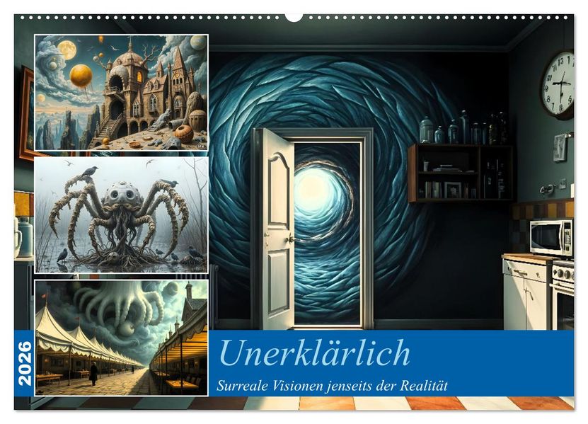 Unerklärlich (Wandkalender 2026 DIN A2 quer) CALVENDO Monatskalender