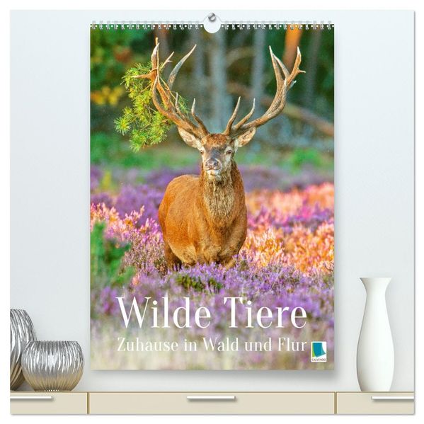 Wilde Tiere: Zuhause in Wald und Flur (hochwertiger Premium Wandkalender 2026 DIN A2 hoch) Kunstdruck in Hochglanz