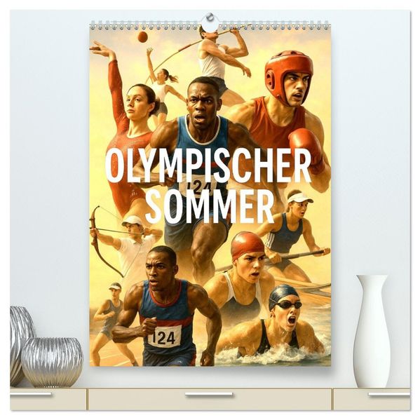 Olympischer Sommer (hochwertiger Premium Wandkalender 2026 DIN A2 hoch) Kunstdruck in Hochglanz