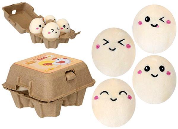 4er Foodies Plüsch Egg Box