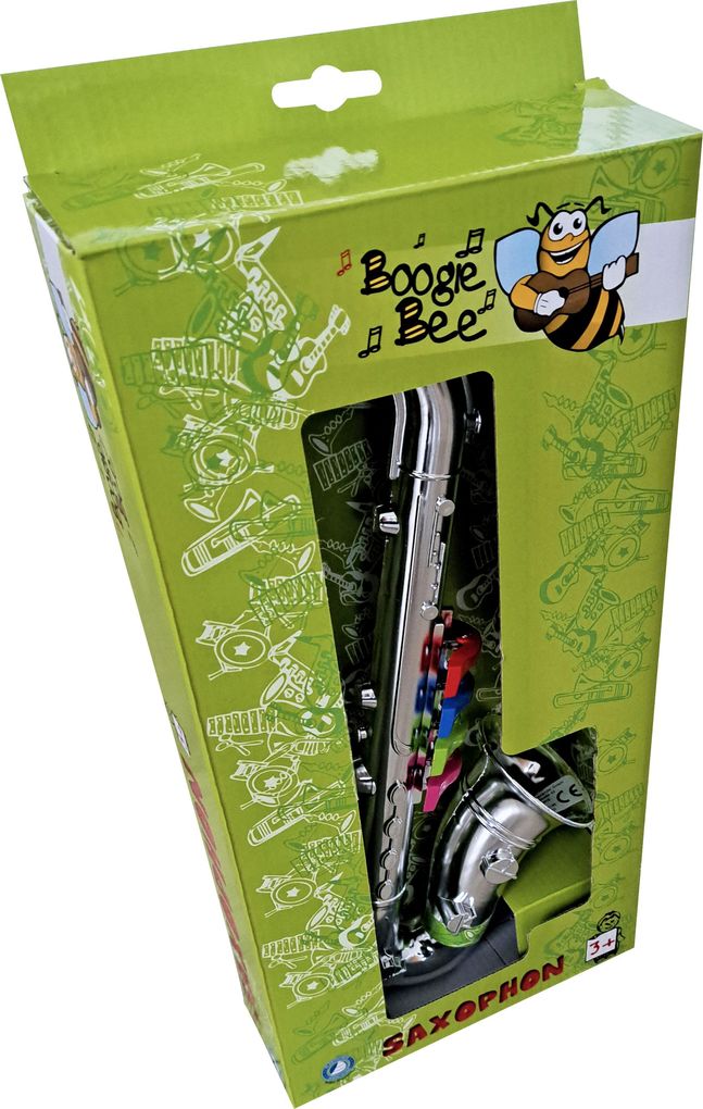 Boogie Bee Saxophon silber 36 cm