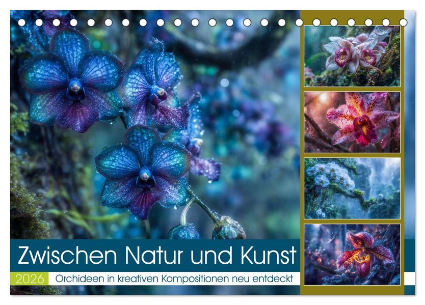 Zwischen Natur und Kunst (Tischkalender 2026 DIN A5 quer) CALVENDO Monatskalender
