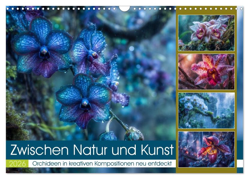 Zwischen Natur und Kunst (Wandkalender 2026 DIN A3 quer) CALVENDO Monatskalender