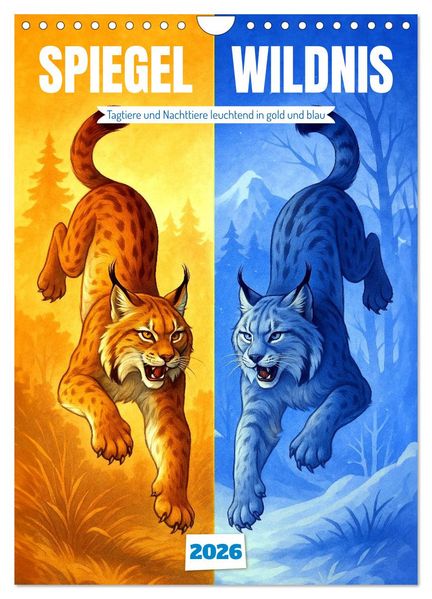 Spiegelwildnis (Wandkalender 2026 DIN A4 hoch) CALVENDO Monatskalender