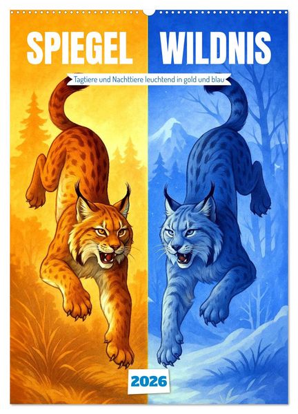 Spiegelwildnis (Wandkalender 2026 DIN A2 hoch) CALVENDO Monatskalender