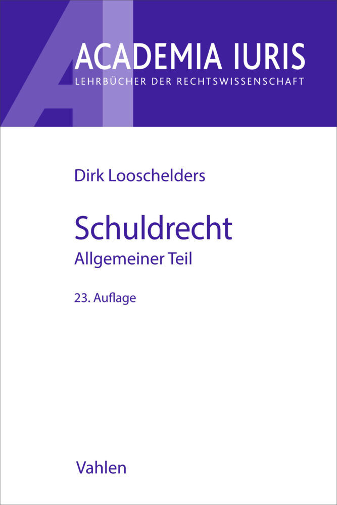 Vahlen Franz Gmbh Schuldrecht Allgemeiner Teil. Schuldrecht At