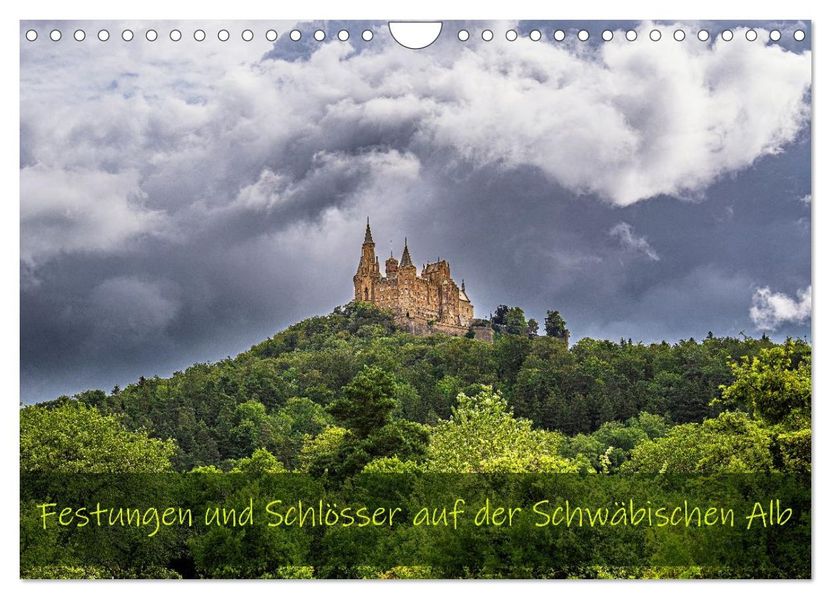 Festungen und Schlösser auf der Schwäbischen Alb (Wandkalender 2026 DIN A4 quer) CALVENDO Monatskalender