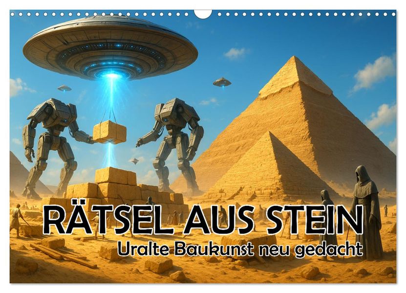 Rätsel aus Stein - Uralte Baukunst neu gedacht (Wandkalender 2026 DIN A3 quer) CALVENDO Monatskalender