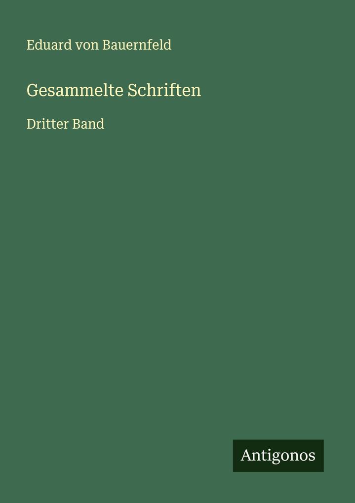 Gesammelte Schriften