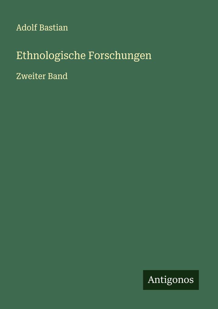 Ethnologische Forschungen