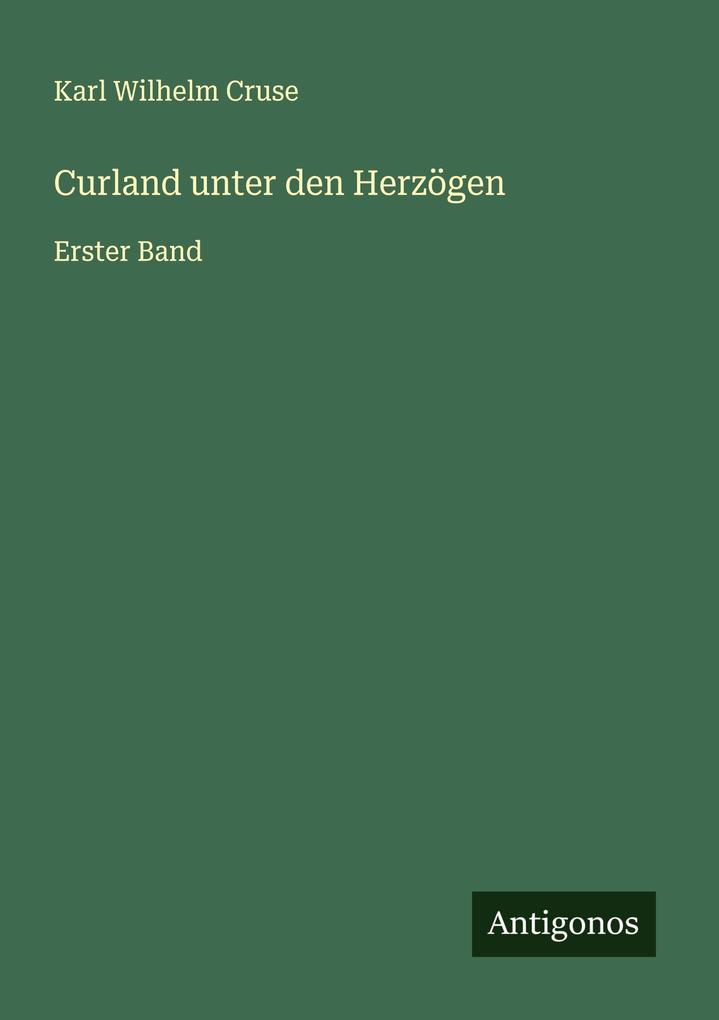 Curland unter den Herzögen