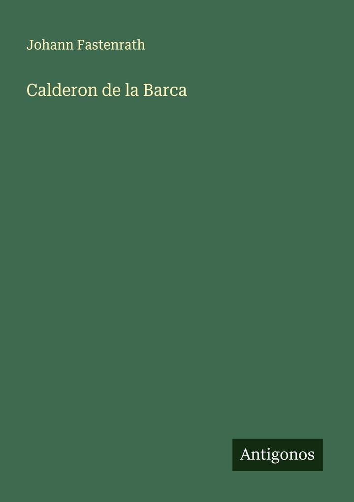 Calderon de la Barca