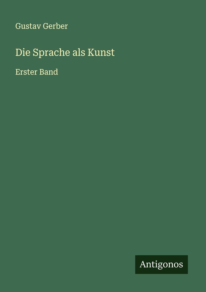 Die Sprache als Kunst