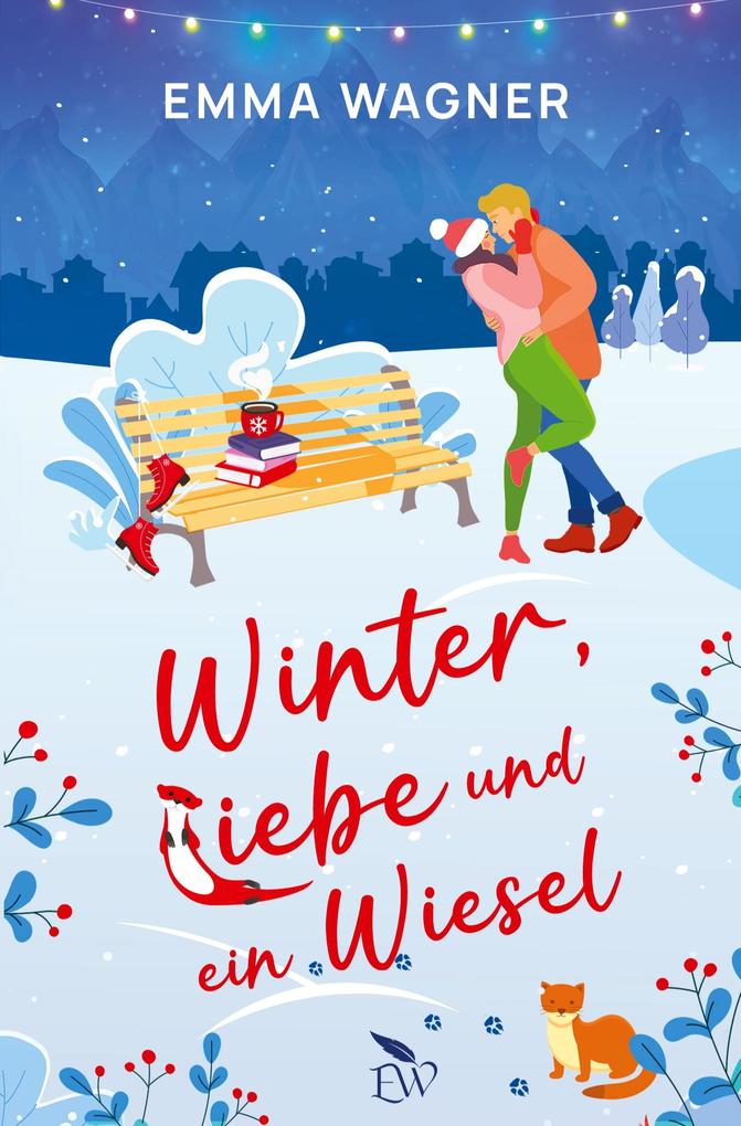 Winter Liebe und ein Wiesel