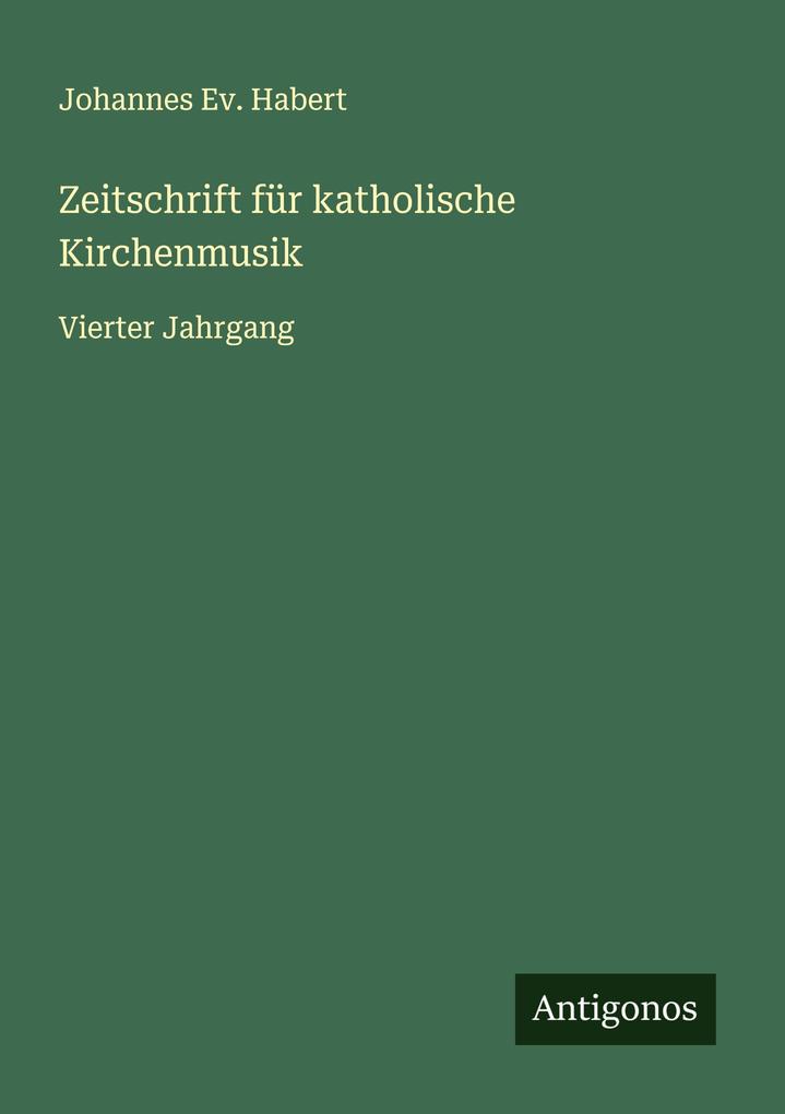 Zeitschrift für katholische Kirchenmusik