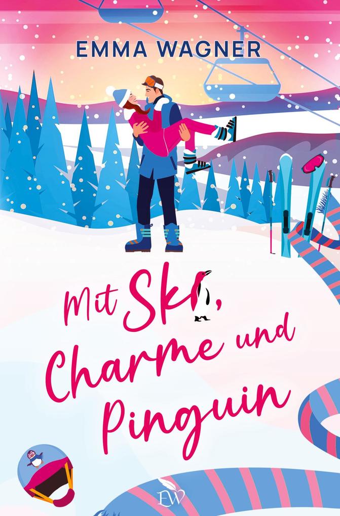 Mit Ski Charme und Pinguin