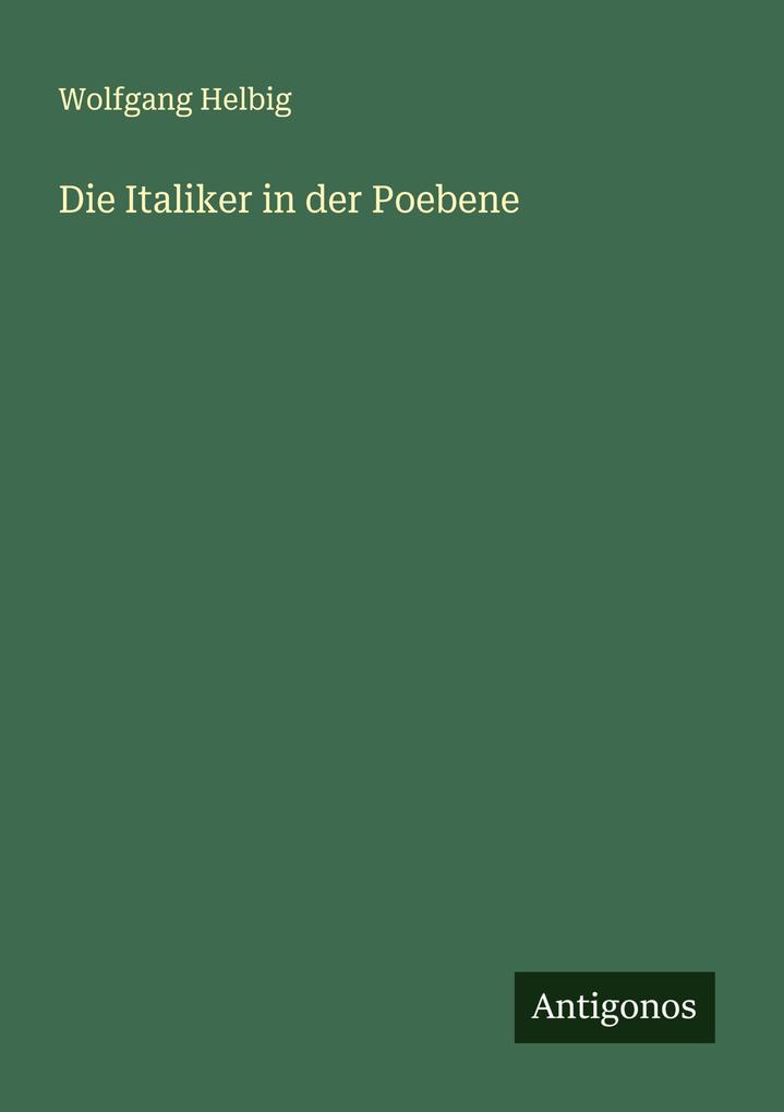 Die Italiker in der Poebene