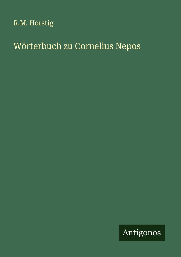 Wörterbuch zu Cornelius Nepos