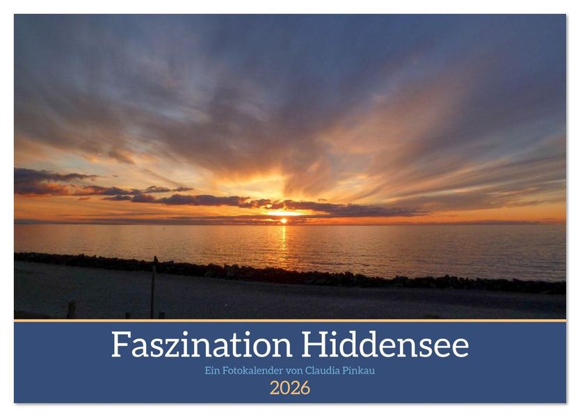 Faszination Hiddensee (Tischkalender 2026 DIN A5 quer) CALVENDO Monatskalender