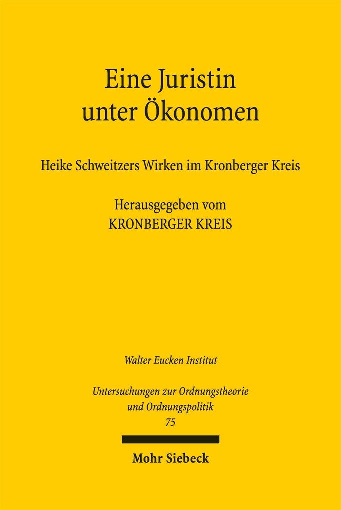 Eine Juristin unter Ökonomen