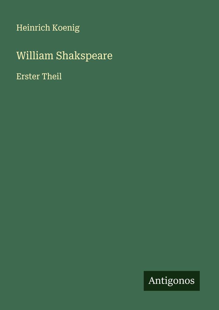 William Shakspeare