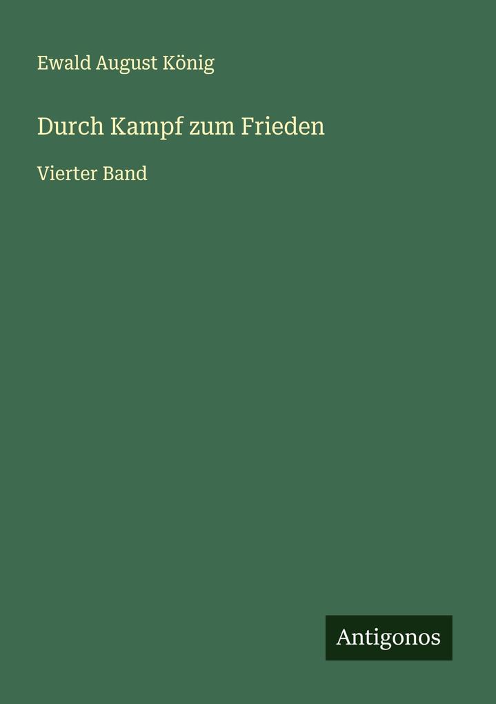 Durch Kampf zum Frieden