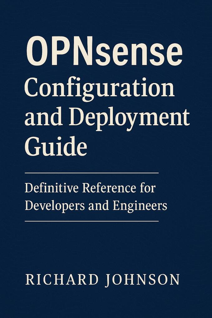 OPNsense Configuration and Deployment Guide