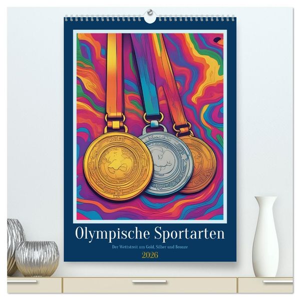 Olympische Sportarten (hochwertiger Premium Wandkalender 2026 DIN A2 hoch) Kunstdruck in Hochglanz