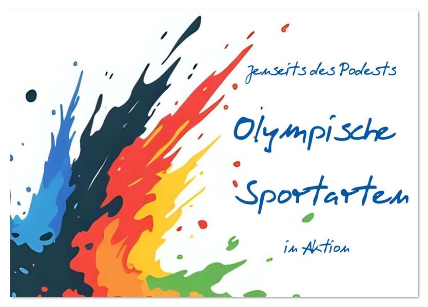 Jenseits des Podests - Olympische Sportarten in Aktion (Tischkalender 2026 DIN A5 quer) CALVENDO Monatskalender