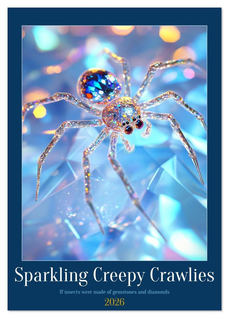 Sparkeling Creepy Crawlies (Wall Calendar 2026 DIN A4 portrait) CALVENDO 12 Month Wall Calendar