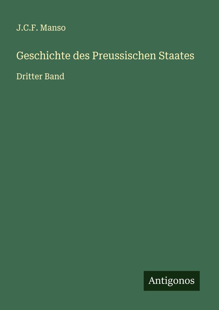 Geschichte des Preussischen Staates