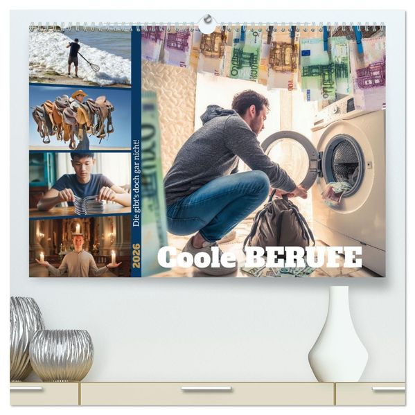Coole Berufe (hochwertiger Premium Wandkalender 2026 DIN A2 quer) Kunstdruck in Hochglanz