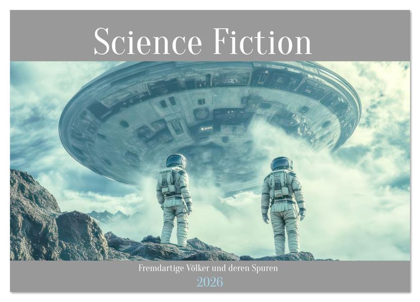 Science Fiction - Fremdartige Völker und deren Spuren (Tischkalender 2026 DIN A5 quer) CALVENDO Monatskalender