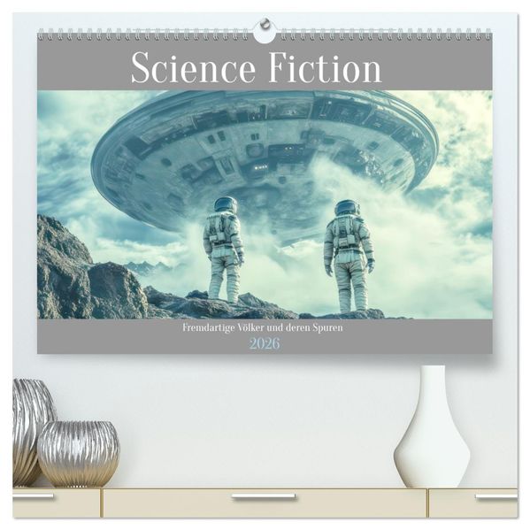 Science Fiction - Fremdartige Völker und deren Spuren (hochwertiger Premium Wandkalender 2026 DIN A2 quer) Kunstdruck in Hochglanz