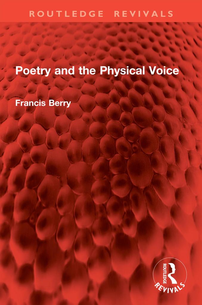 Poetry and the Physical Voice