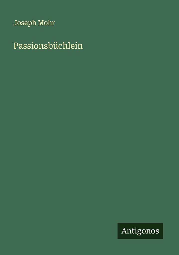 Passionsbüchlein