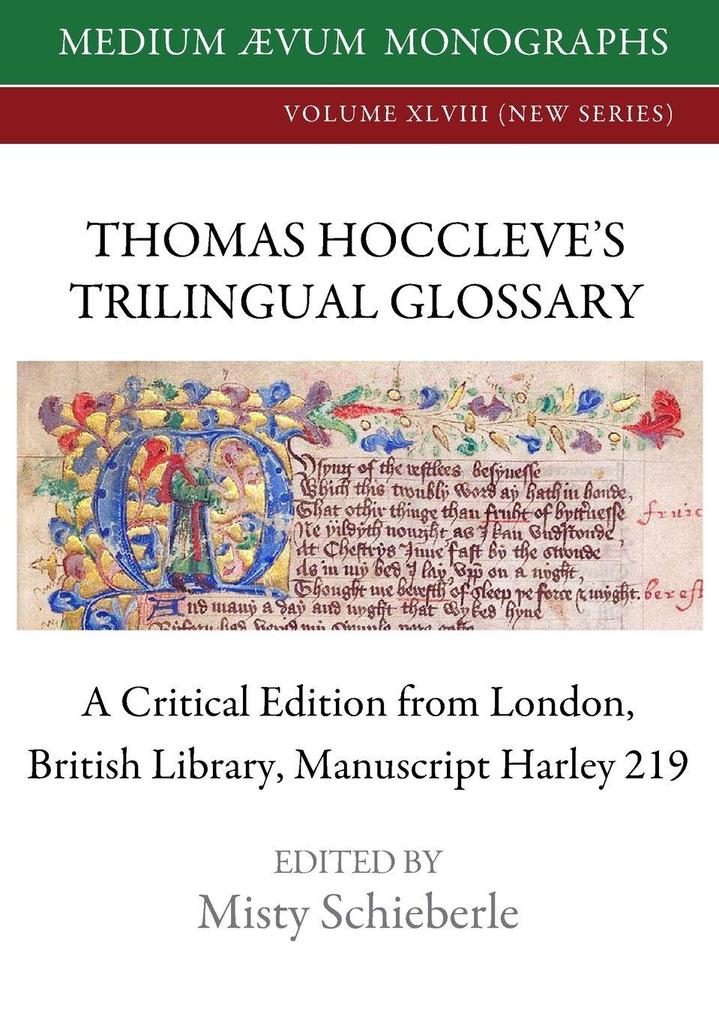 Thomas Hoccleve's Trilingual Glossary