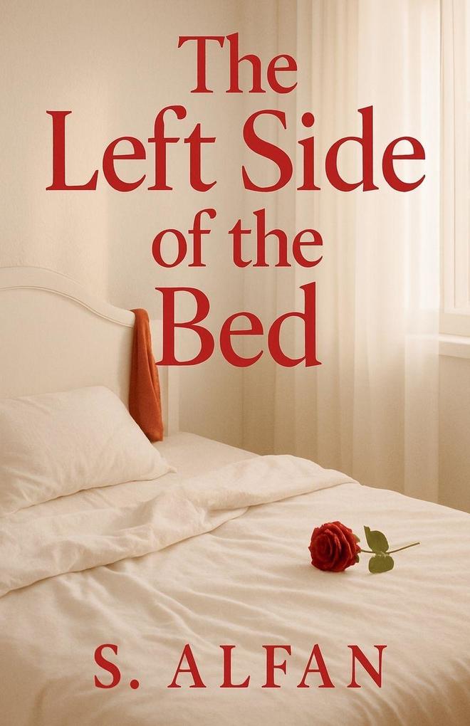 The left side of the bed