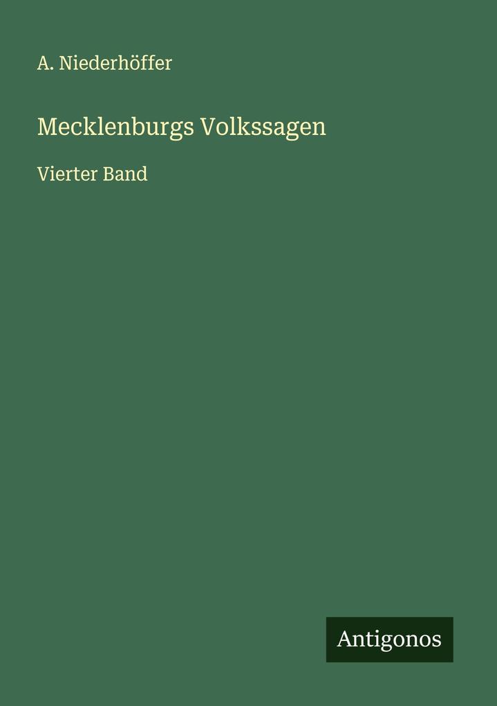Mecklenburgs Volkssagen