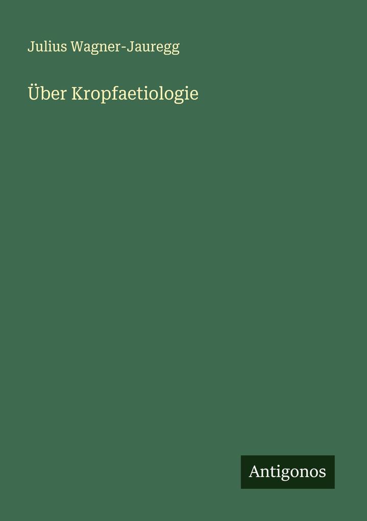 Über Kropfaetiologie