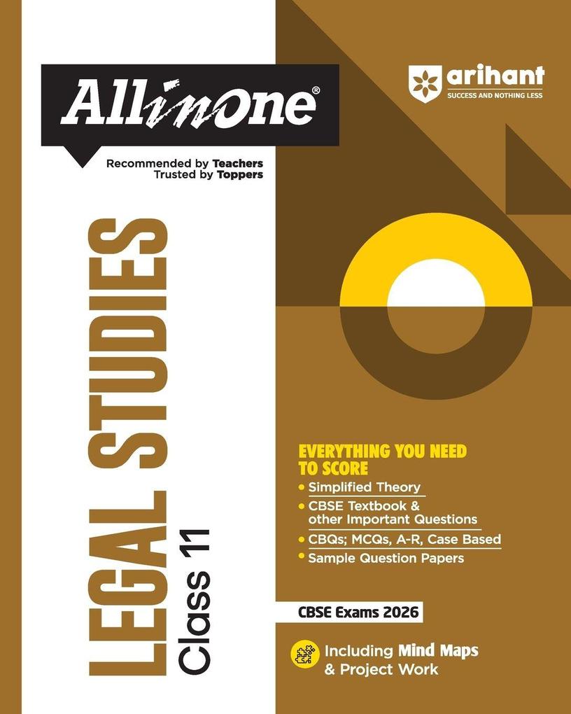 AIO CBSE Legal Studies 11th