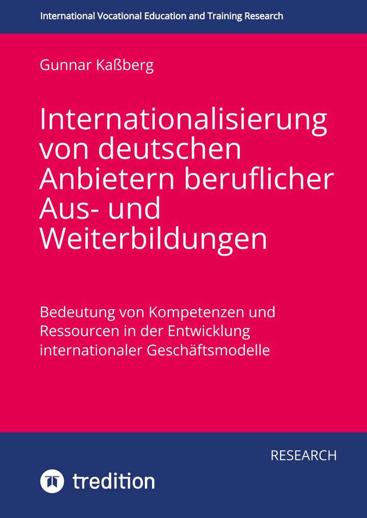 Internationalisierung von deutschen Anbietern beruflicher Aus- und Weiterbildungen