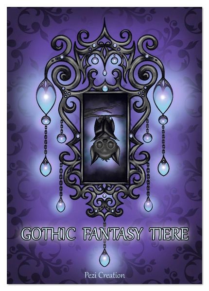 Gothic Fantasy Tiere (Tischkalender 2026 DIN A5 hoch) CALVENDO Monatskalender