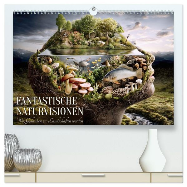 Fantastische Naturvisionen. Wo Gedanken zu Landschaften werden (hochwertiger Premium Wandkalender 2026 DIN A2 quer) Kunstdruck in Hochglanz