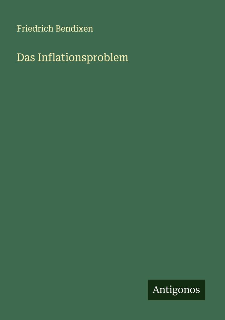 Das Inflationsproblem