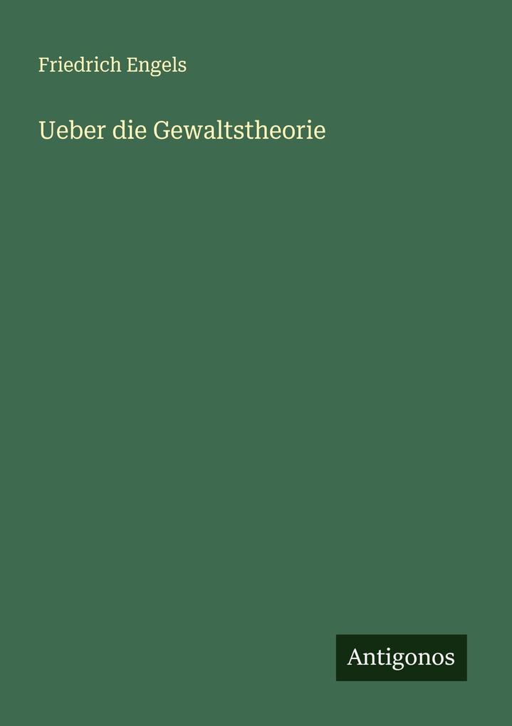 Ueber die Gewaltstheorie