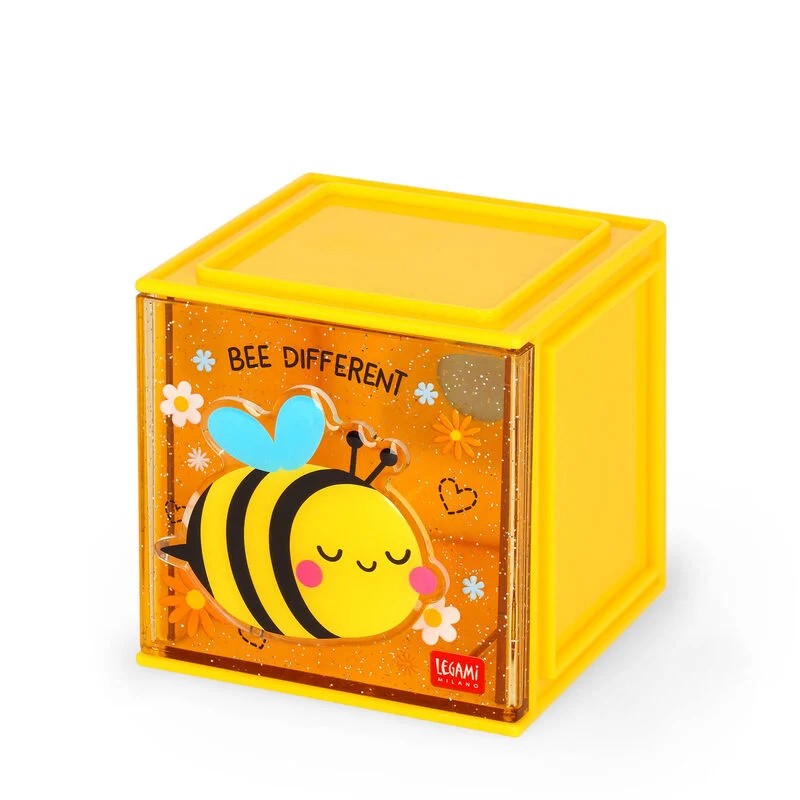 Legami Schreibtischbox Cutie Cube - Bee