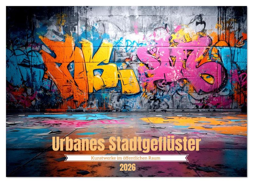 Urbanes Stadtgeflüster (Wandkalender 2026 DIN A4 quer) CALVENDO Monatskalender
